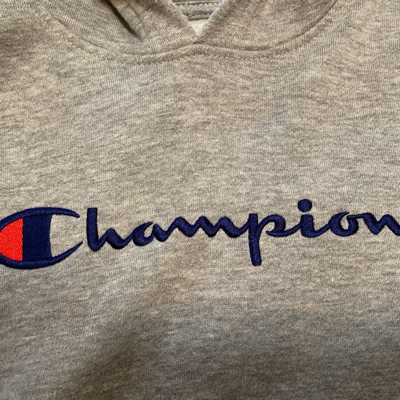 Grey Boys US7 Champion Hoodie - Picture 4 of 4